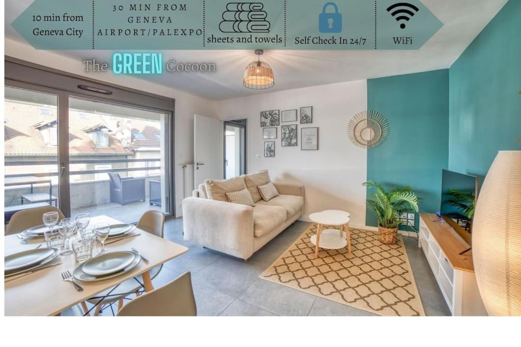 Green Cocon - Gare Annemasse A 3Min-Geneve Acces Direct Luaran gambar
